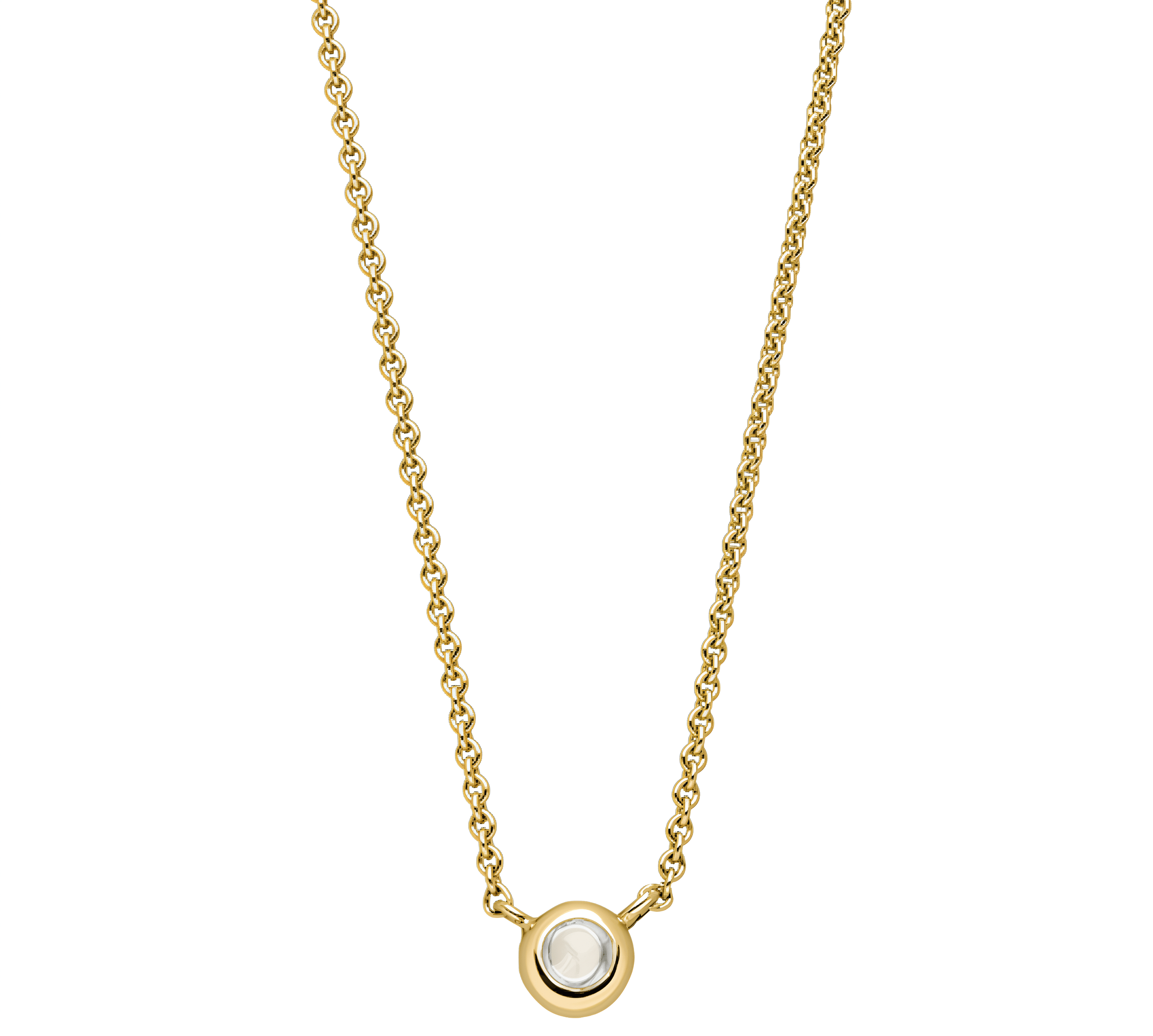 Birthstone Necklace Gelbgold