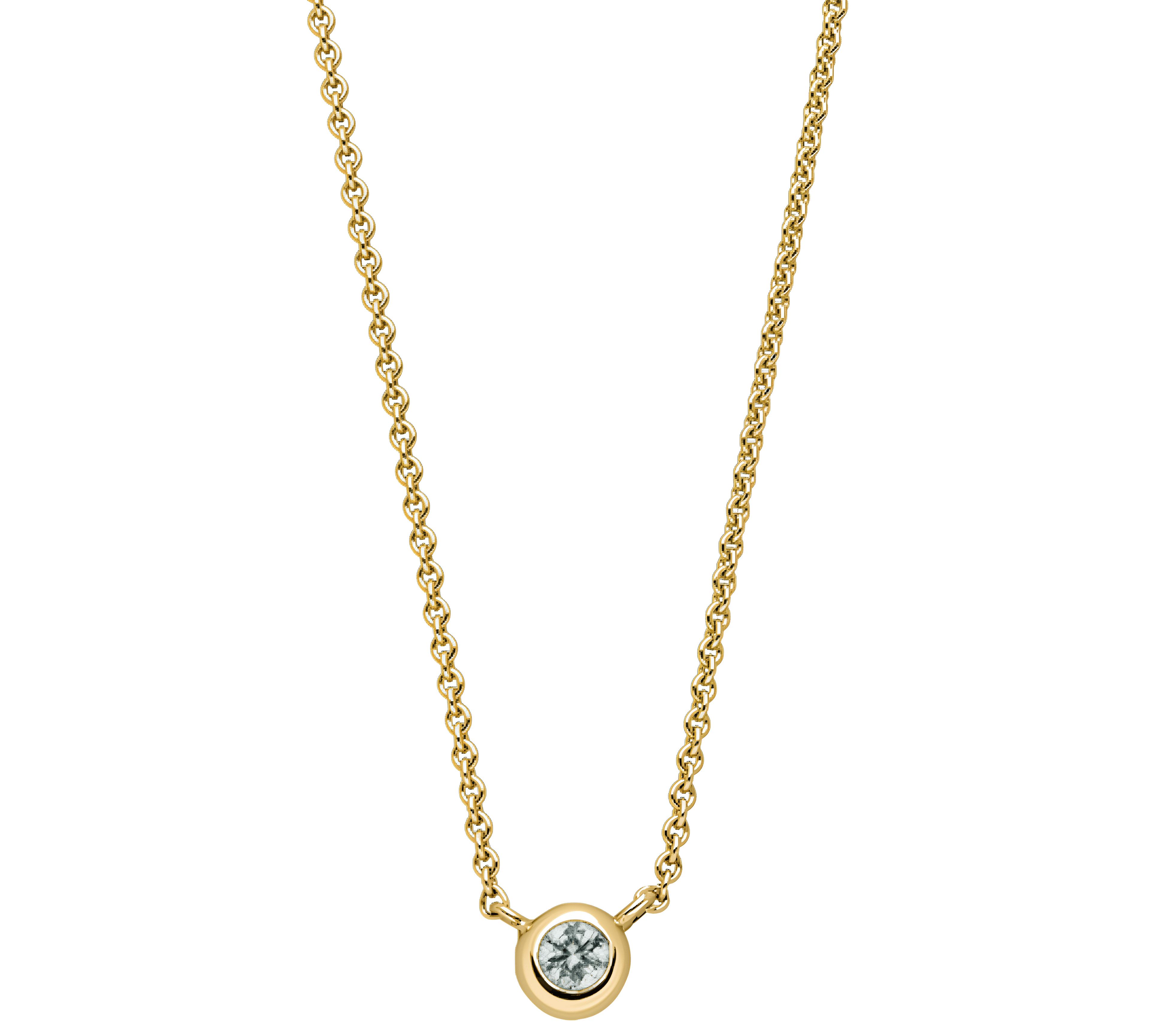 Birthstone Necklace Gelbgold