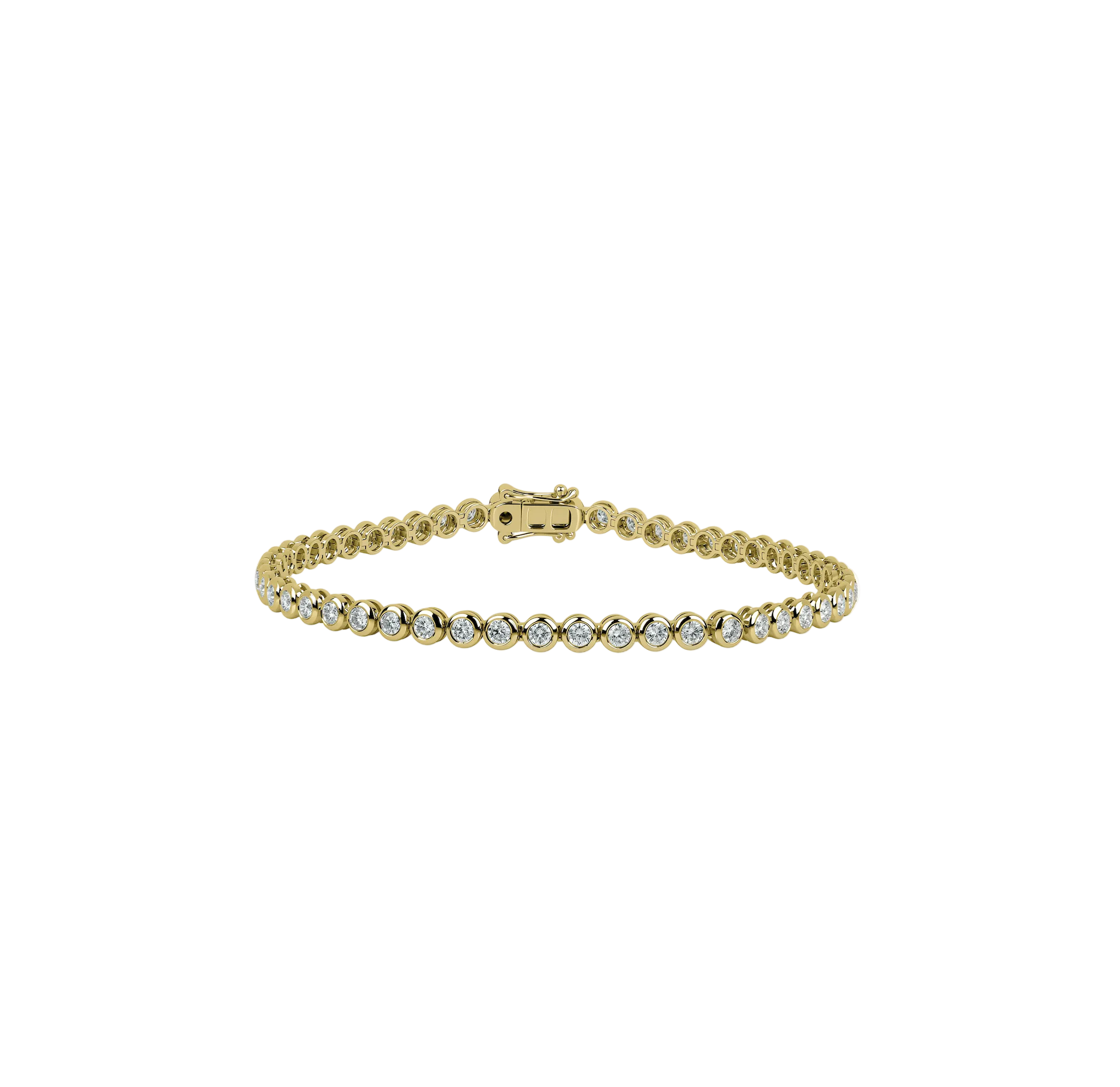 Tennisarmband Emilia Gelbgold