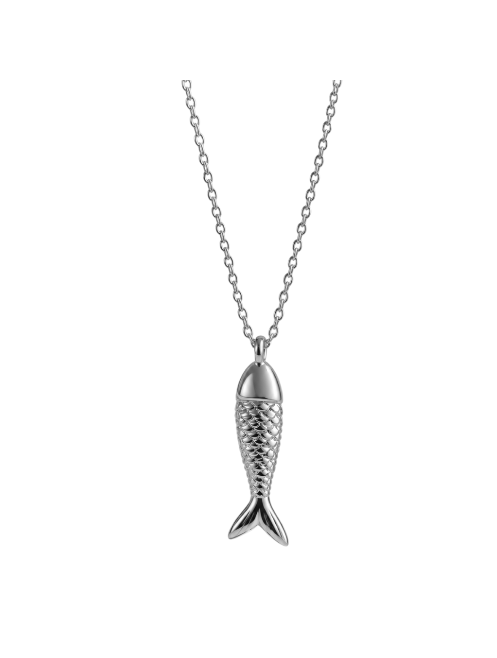 Funky Fish Charm Silber