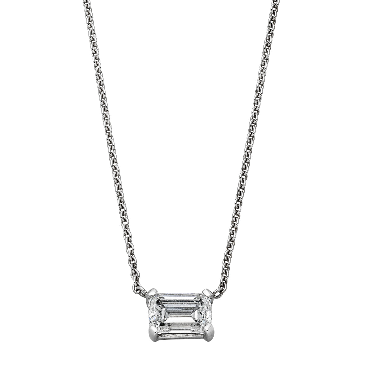 Emerald Diamond Diamond Kette