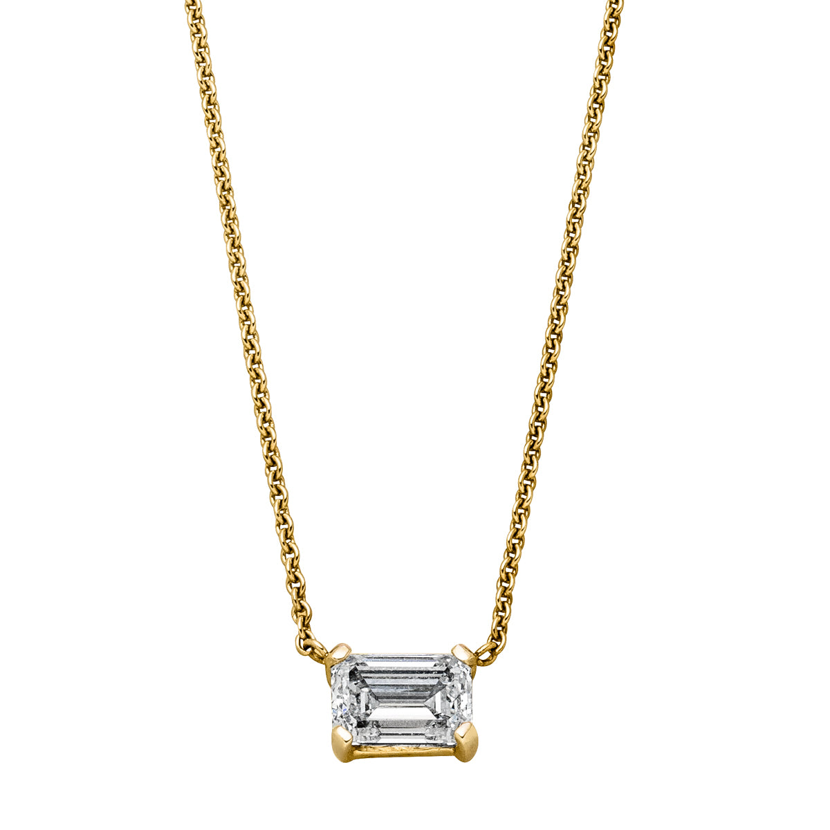 Emerald Diamond Diamond Kette