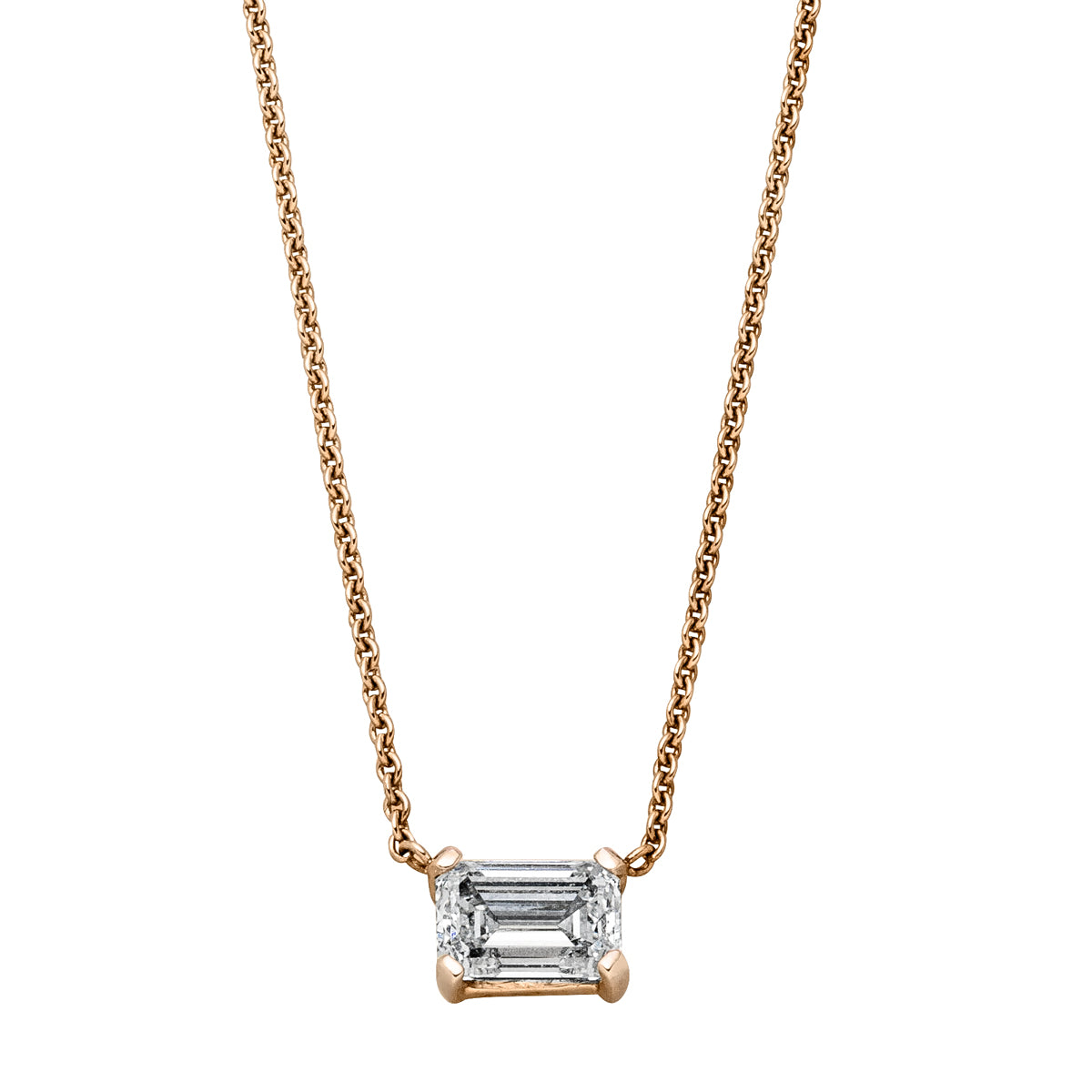 Emerald Diamond Diamond Kette