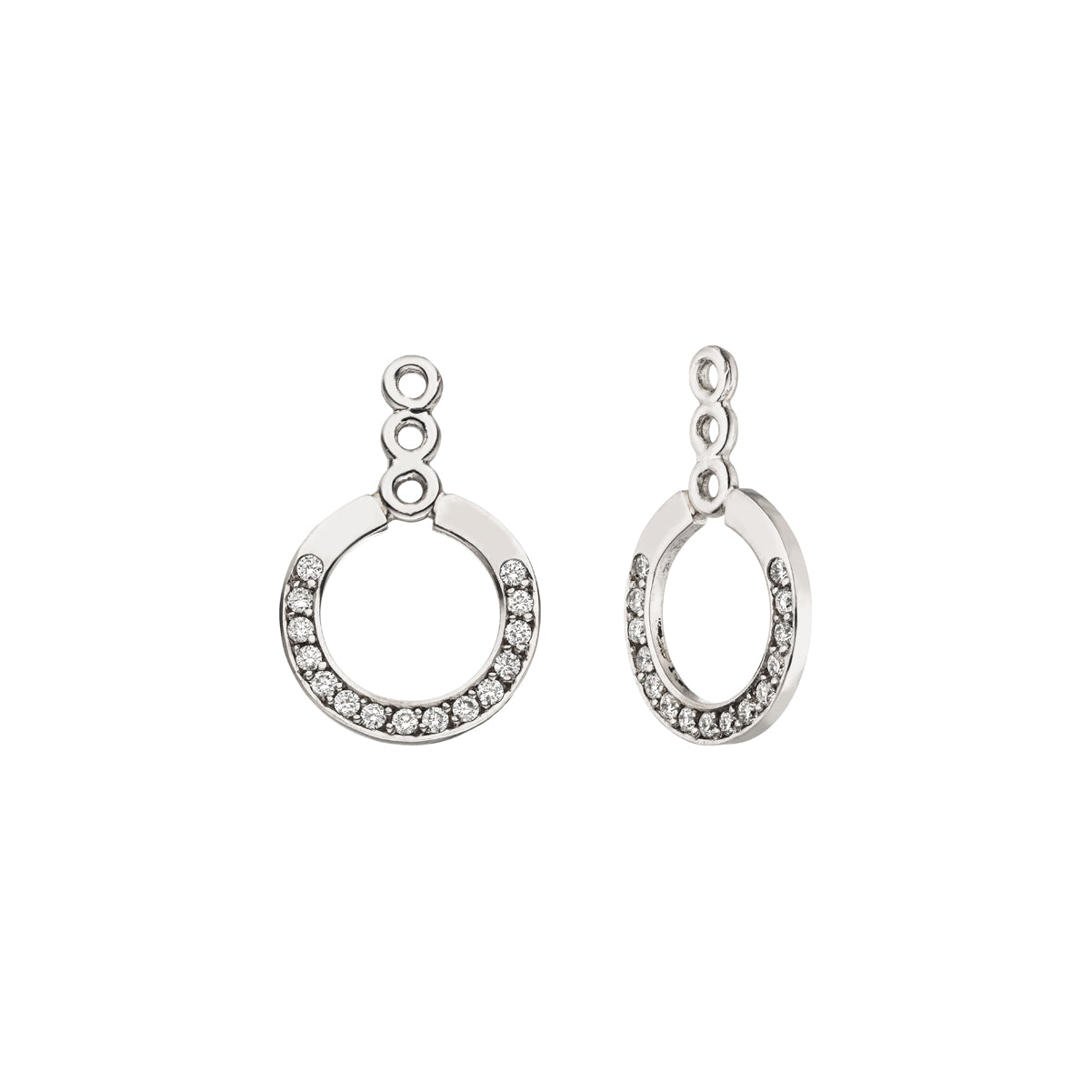 Diamond Circle "Add On" Ohrringe