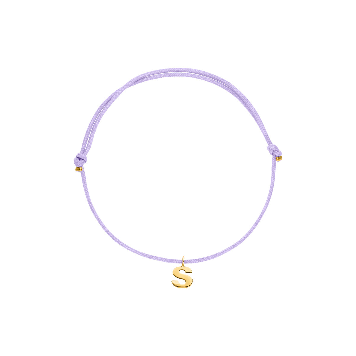 Rainbow Letter Charms Gold (K-N)