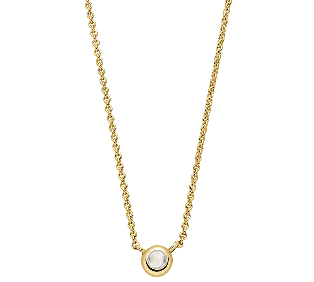 Birthstone Necklace Gelbgold
