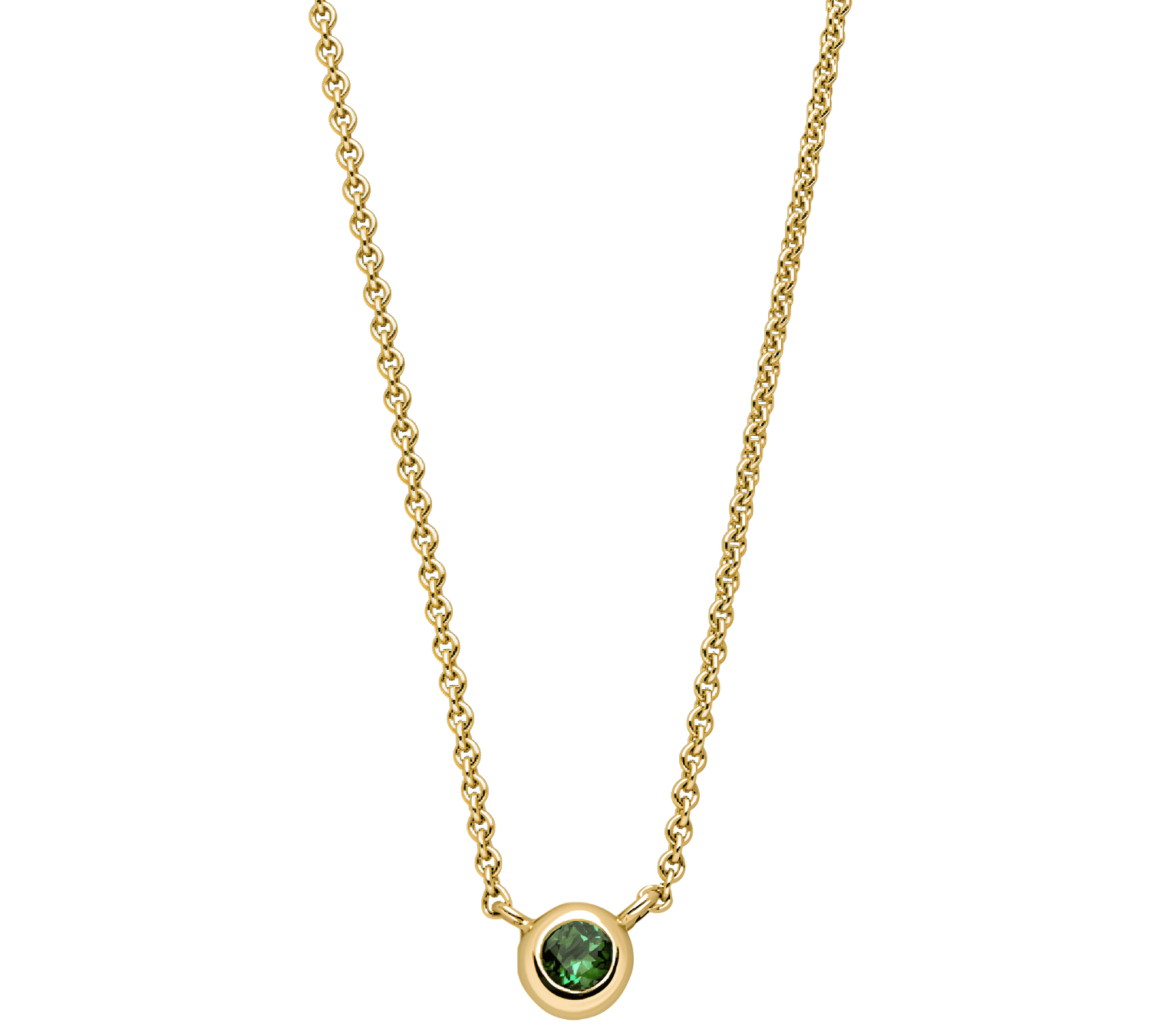 Birthstone Necklace Gelbgold