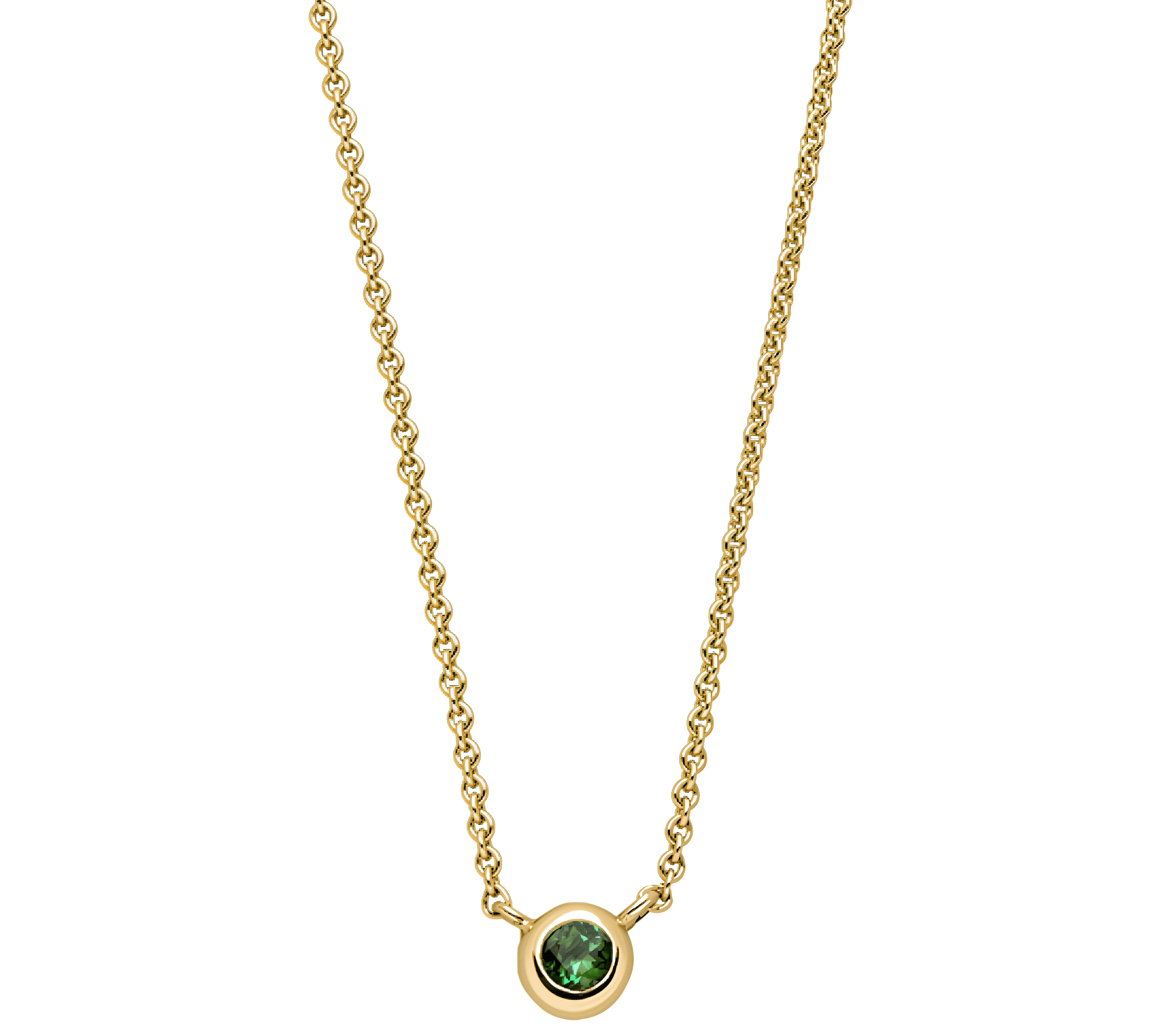 Birthstone Necklace Gelbgold