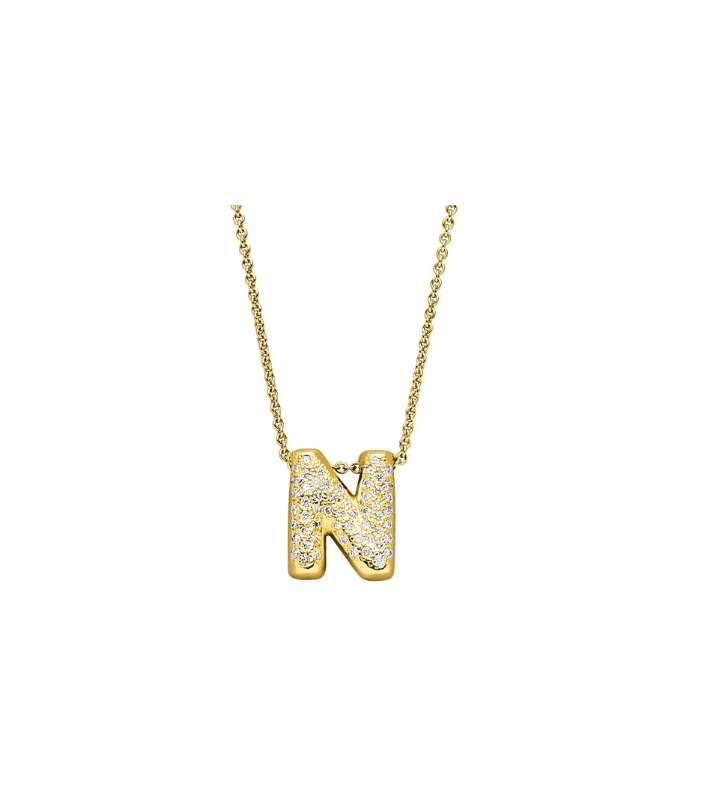 DIAMOND LOVE LETTER GOLD