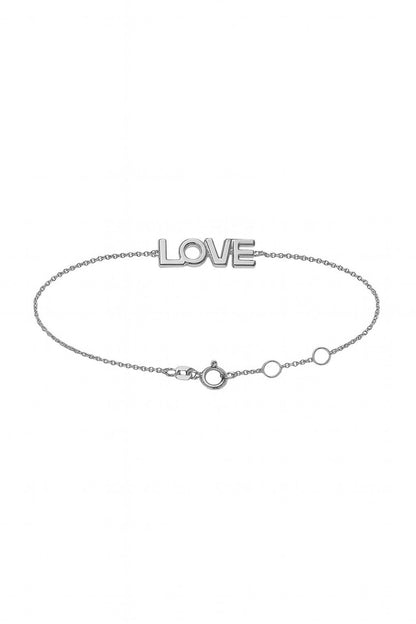 LOVE Letter Bracelet Gold